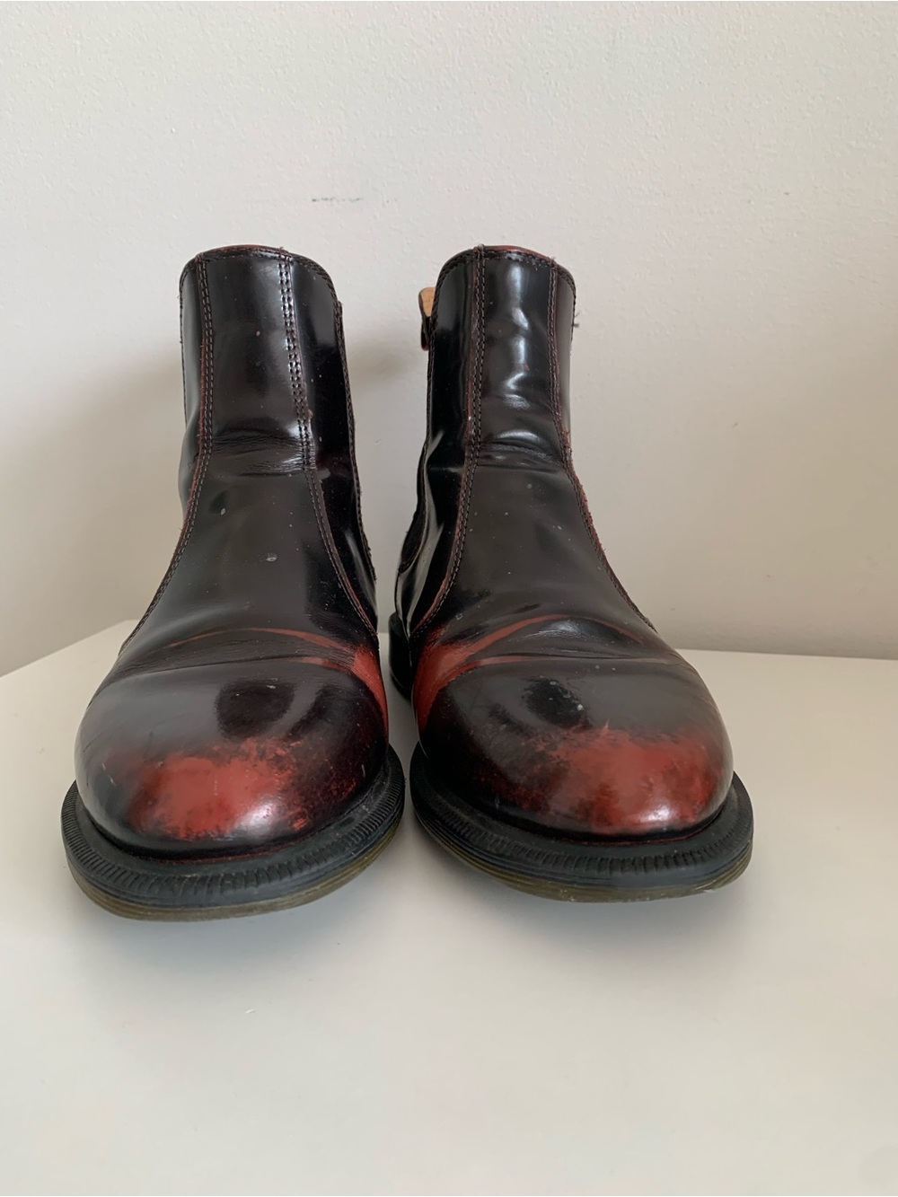 Dr Marten cherry red Chelsea boot - Picture 10 of 14
